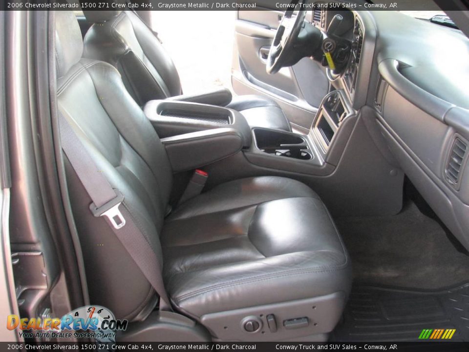 2006 Chevrolet Silverado 1500 Z71 Crew Cab 4x4 Graystone Metallic / Dark Charcoal Photo #13