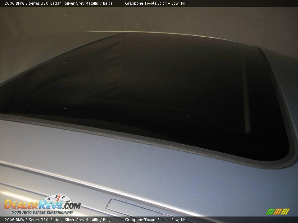 2006 BMW 3 Series 330i Sedan Silver Grey Metallic / Beige Photo #8