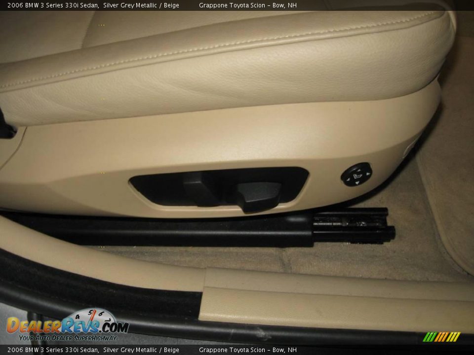 2006 BMW 3 Series 330i Sedan Silver Grey Metallic / Beige Photo #9
