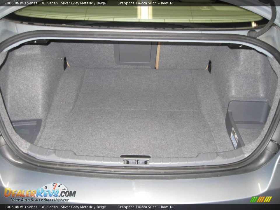 2006 BMW 3 Series 330i Sedan Silver Grey Metallic / Beige Photo #12