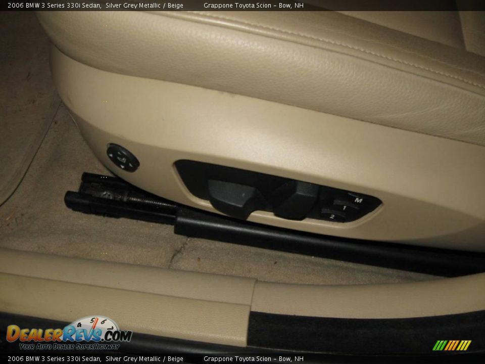 2006 BMW 3 Series 330i Sedan Silver Grey Metallic / Beige Photo #13