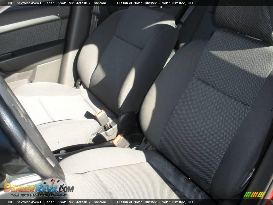 2008 Chevrolet Aveo LS Sedan Sport Red Metallic / Charcoal Photo #14