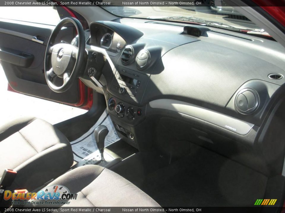 2008 Chevrolet Aveo LS Sedan Sport Red Metallic / Charcoal Photo #16