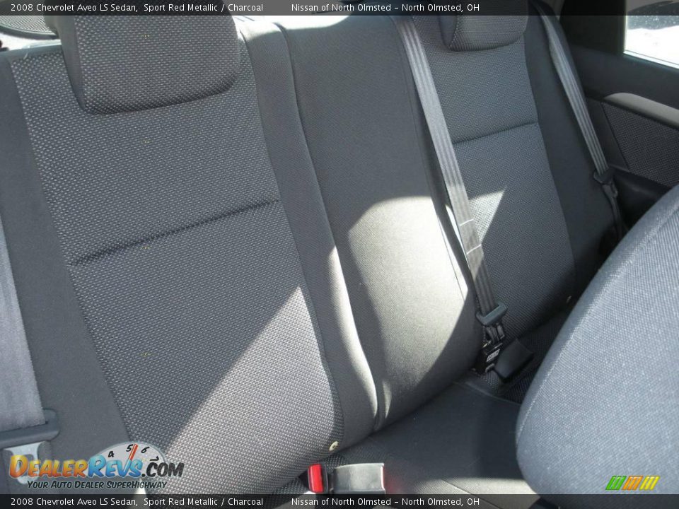 2008 Chevrolet Aveo LS Sedan Sport Red Metallic / Charcoal Photo #18
