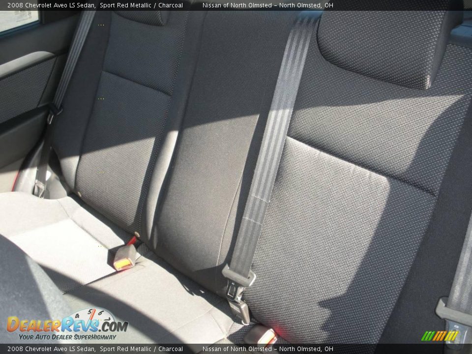 2008 Chevrolet Aveo LS Sedan Sport Red Metallic / Charcoal Photo #19