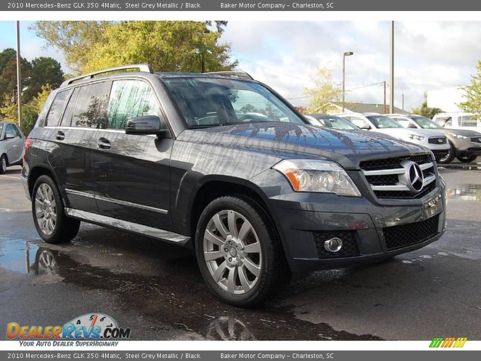 2010 Mercedes-Benz GLK 350 4Matic Steel Grey Metallic / Black Photo #1