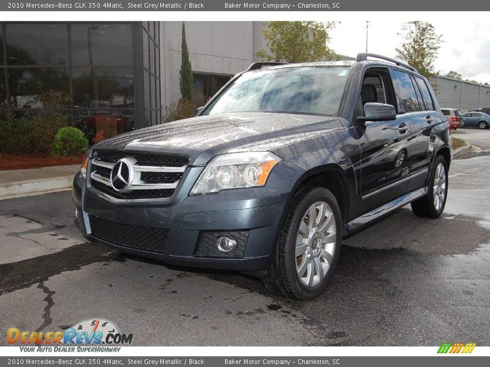 2010 Mercedes-Benz GLK 350 4Matic Steel Grey Metallic / Black Photo #13
