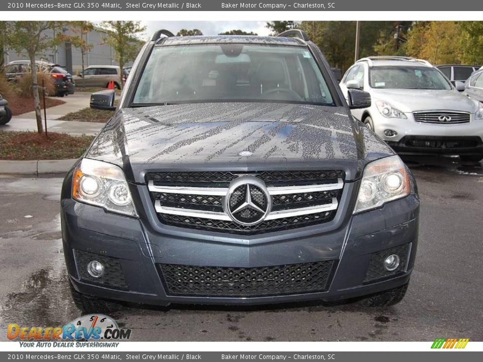 2010 Mercedes-Benz GLK 350 4Matic Steel Grey Metallic / Black Photo #14
