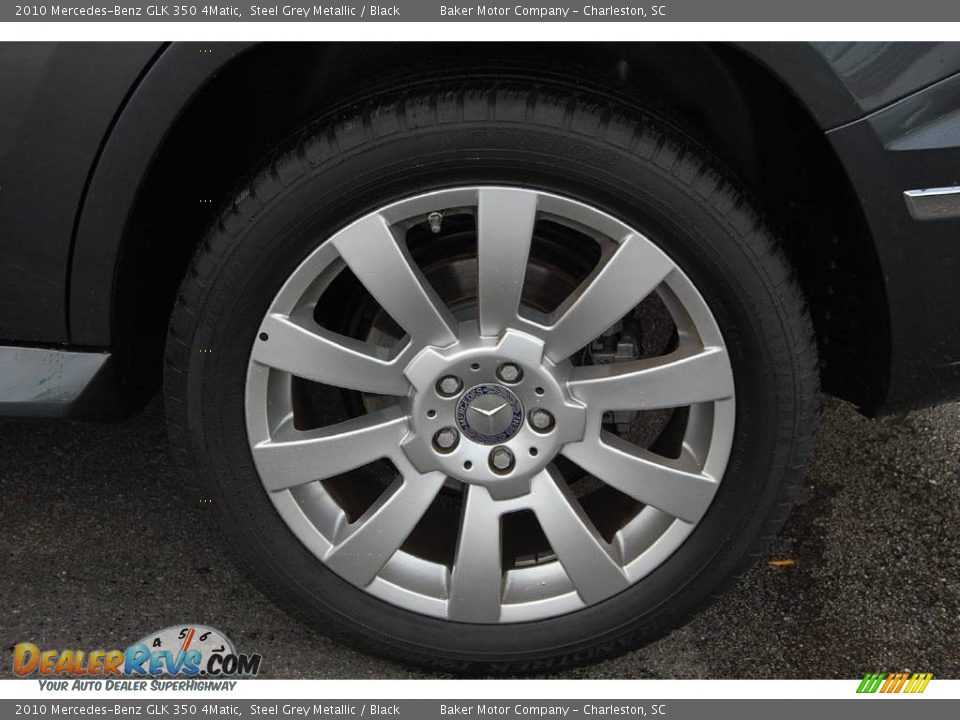 2010 Mercedes-Benz GLK 350 4Matic Steel Grey Metallic / Black Photo #19