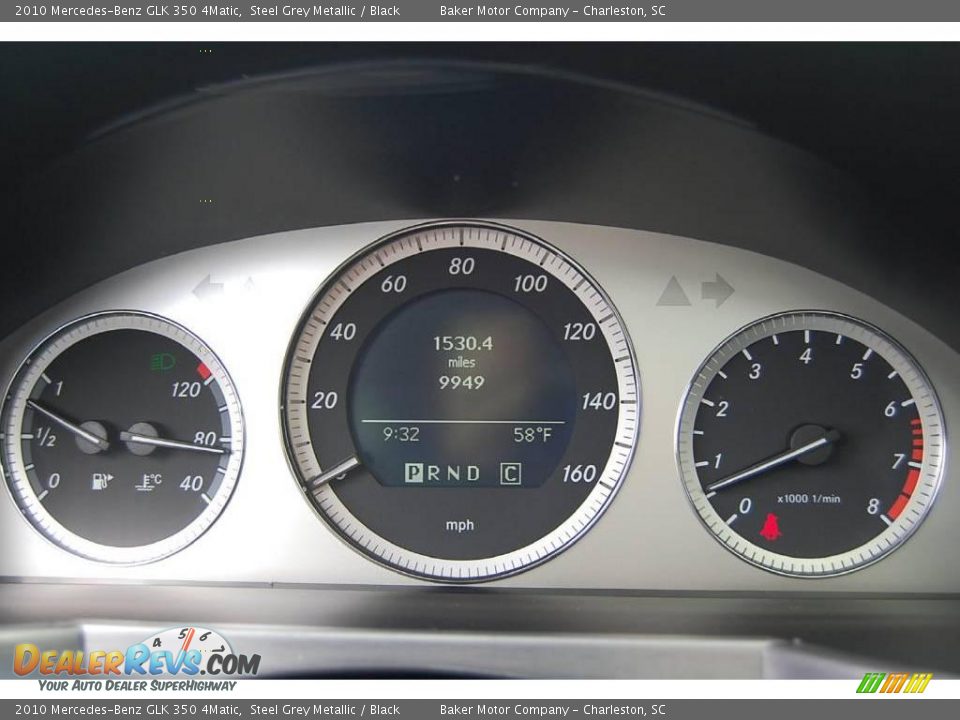 2010 Mercedes-Benz GLK 350 4Matic Steel Grey Metallic / Black Photo #24