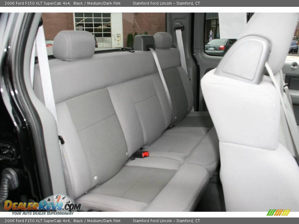 2006 Ford F150 XLT SuperCab 4x4 Black / Medium/Dark Flint Photo #14
