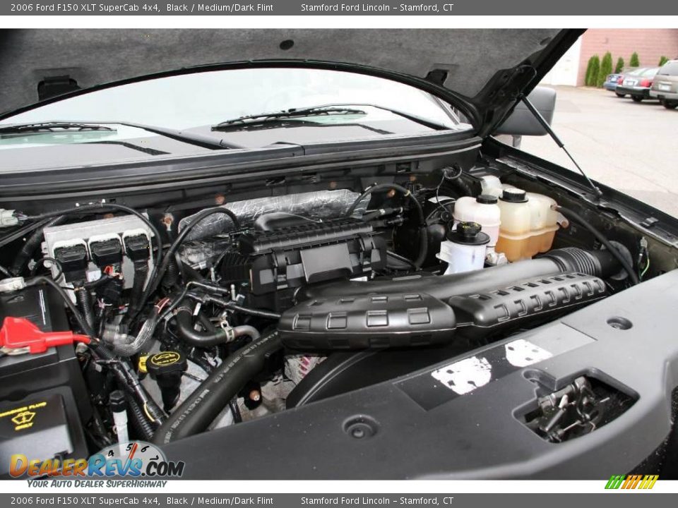 2006 Ford F150 XLT SuperCab 4x4 Black / Medium/Dark Flint Photo #20