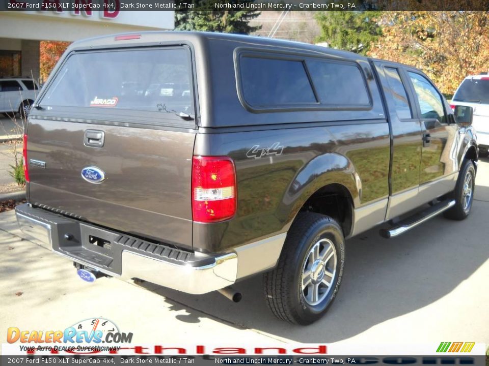 2007 Ford F150 XLT SuperCab 4x4 Dark Stone Metallic / Tan Photo #2