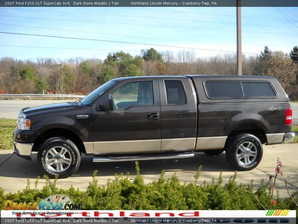 2007 Ford F150 XLT SuperCab 4x4 Dark Stone Metallic / Tan Photo #5
