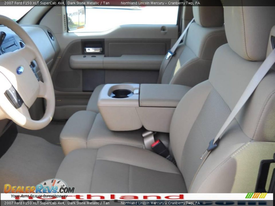 2007 Ford F150 XLT SuperCab 4x4 Dark Stone Metallic / Tan Photo #8