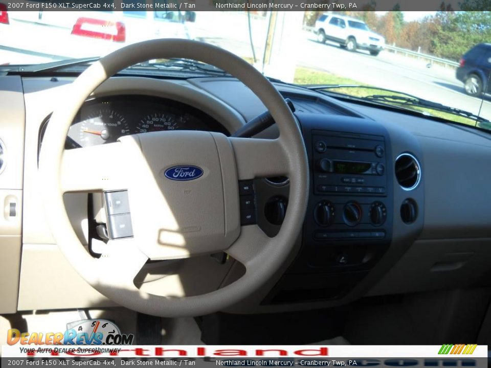 2007 Ford F150 XLT SuperCab 4x4 Dark Stone Metallic / Tan Photo #12