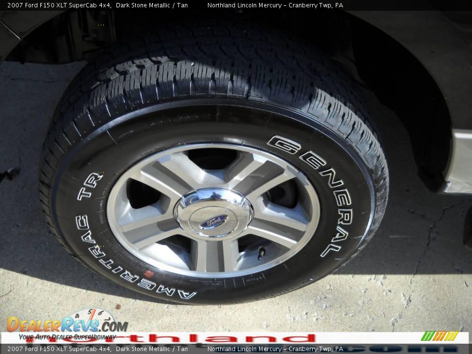 2007 Ford F150 XLT SuperCab 4x4 Dark Stone Metallic / Tan Photo #13