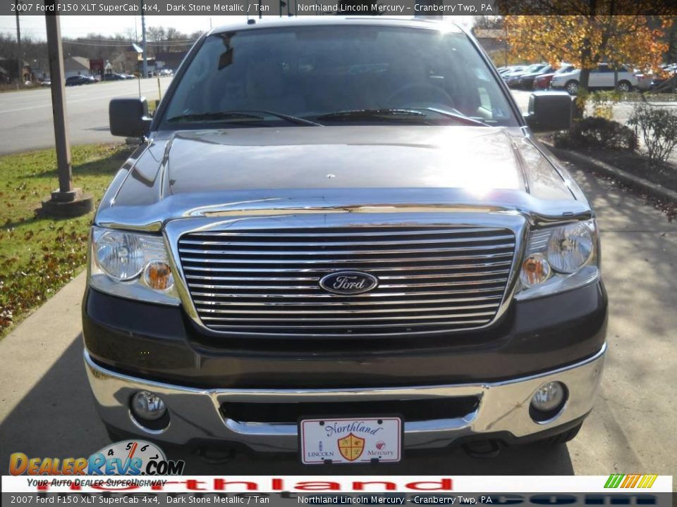 2007 Ford F150 XLT SuperCab 4x4 Dark Stone Metallic / Tan Photo #15