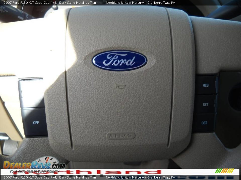 2007 Ford F150 XLT SuperCab 4x4 Dark Stone Metallic / Tan Photo #19
