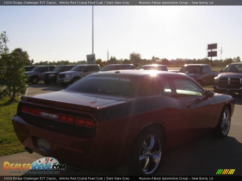 2009 Dodge Challenger R/T Classic Inferno Red Crystal Pearl Coat / Dark Slate Gray Photo #5