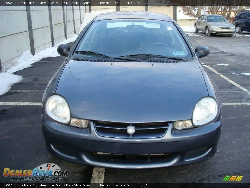 2002 Dodge Neon SE Steel Blue Pearl / Dark Slate Gray Photo #6