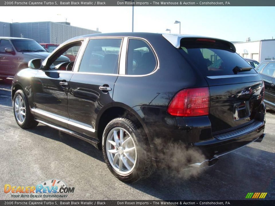 2006 Porsche Cayenne Turbo S Basalt Black Metallic / Black Photo #8