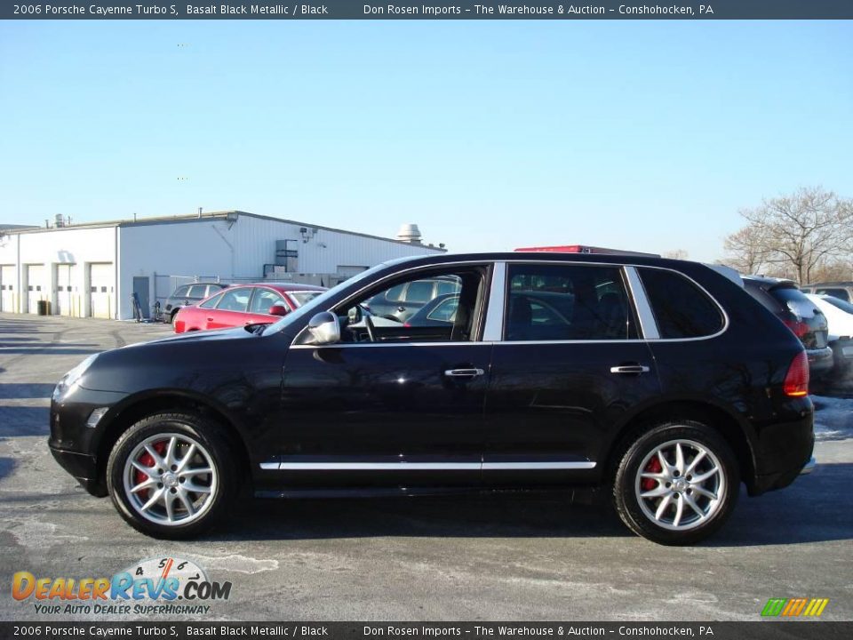 2006 Porsche Cayenne Turbo S Basalt Black Metallic / Black Photo #9