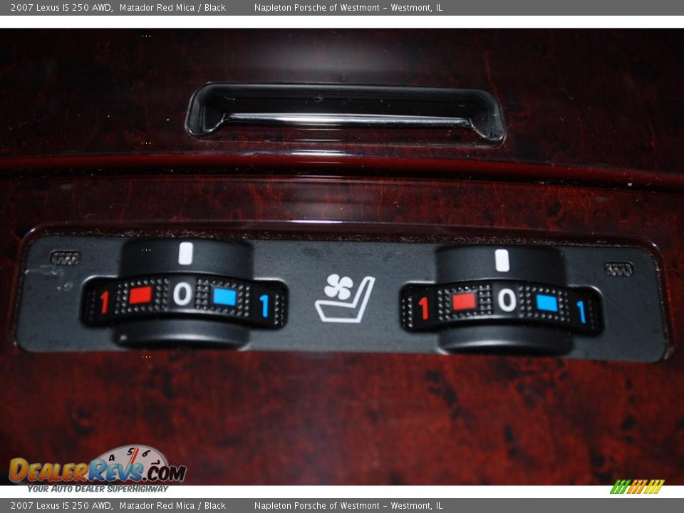 2007 Lexus IS 250 AWD Matador Red Mica / Black Photo #14