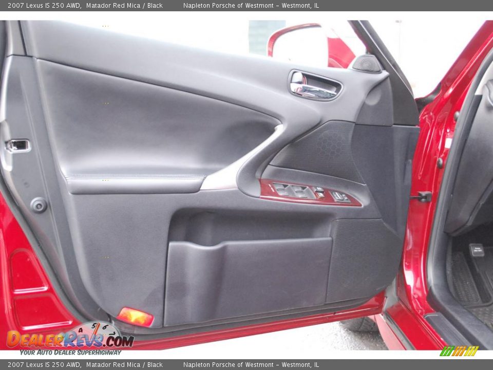 2007 Lexus IS 250 AWD Matador Red Mica / Black Photo #16