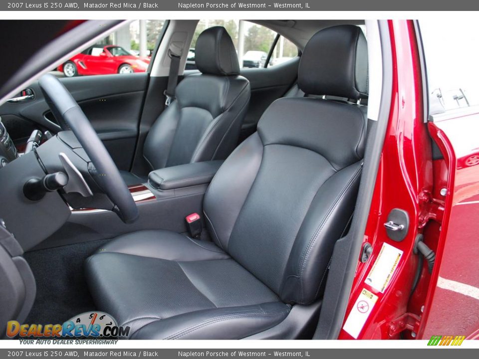2007 Lexus IS 250 AWD Matador Red Mica / Black Photo #17