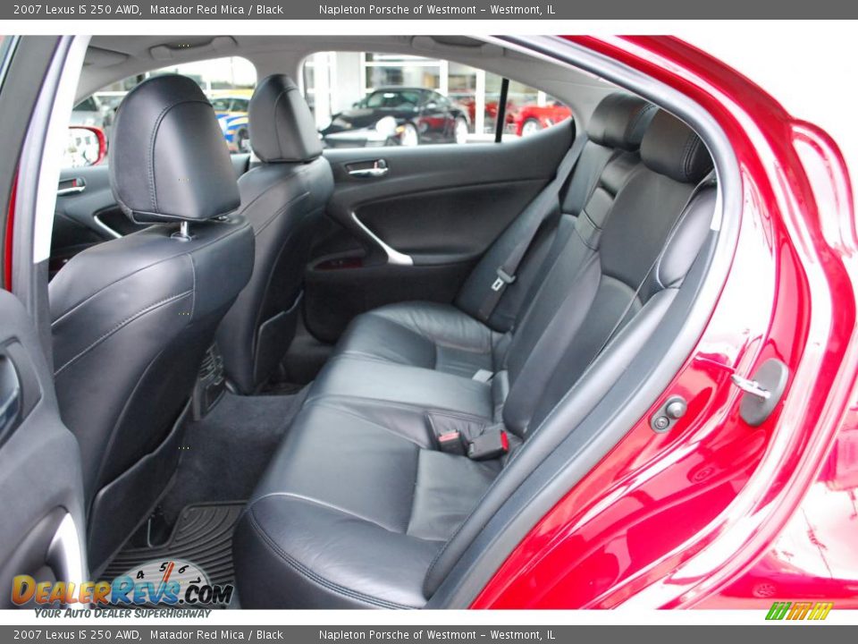 2007 Lexus IS 250 AWD Matador Red Mica / Black Photo #18
