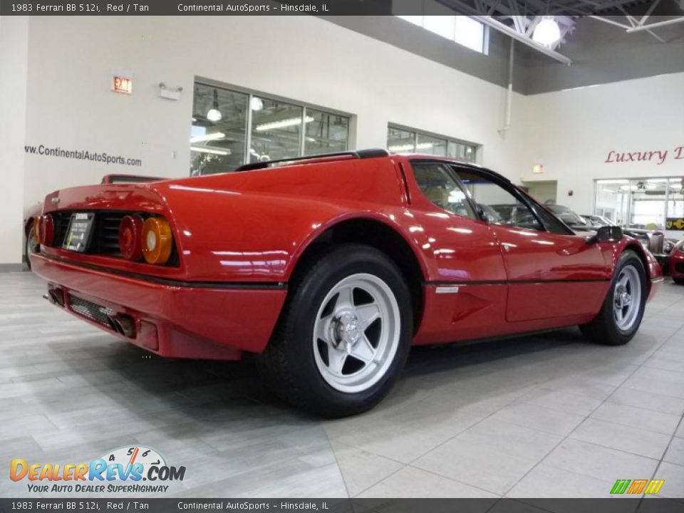 1983 Ferrari BB 512i Red / Tan Photo #2