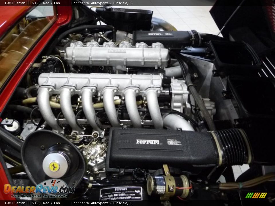 1983 Ferrari BB 512i  5.0 Liter DOHC 24-Valve Flat 12 Cylinder Engine Photo #14