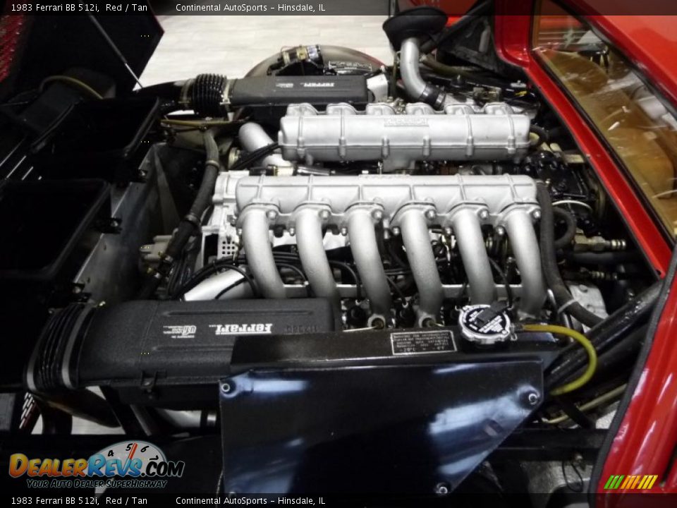 1983 Ferrari BB 512i  5.0 Liter DOHC 24-Valve Flat 12 Cylinder Engine Photo #15