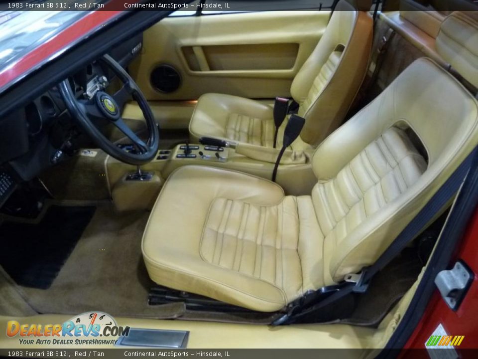 Front Seat of 1983 Ferrari BB 512i  Photo #22