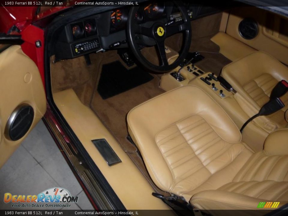 Tan Interior - 1983 Ferrari BB 512i  Photo #23