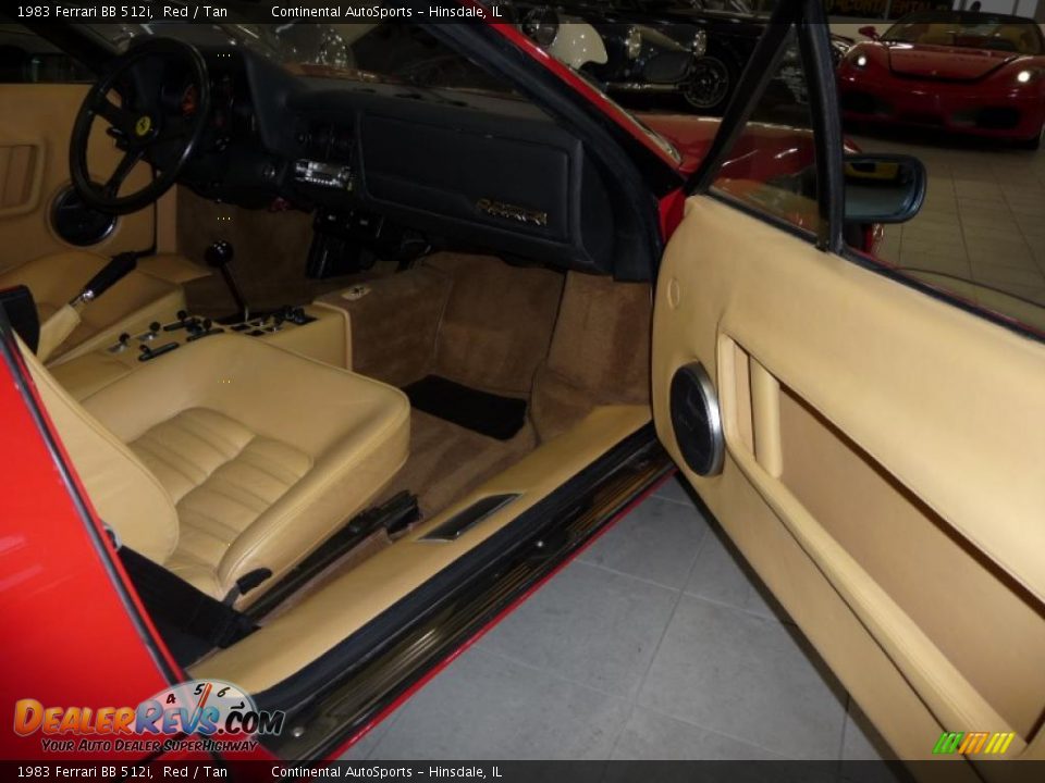 Tan Interior - 1983 Ferrari BB 512i  Photo #31