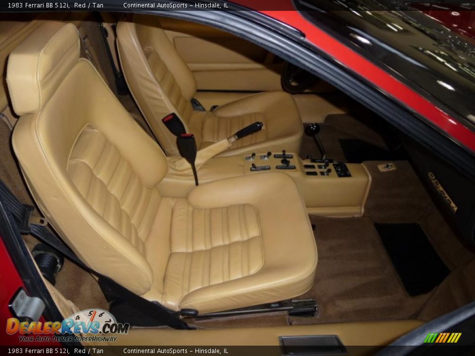 Tan Interior - 1983 Ferrari BB 512i  Photo #32
