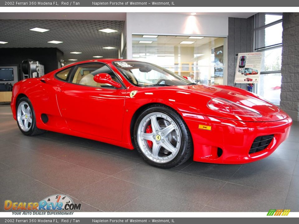2002 Ferrari 360 Modena F1 Red / Tan Photo #3