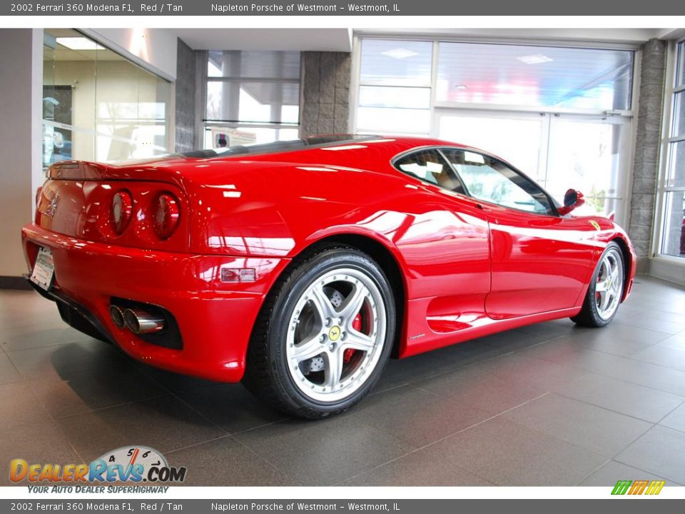 2002 Ferrari 360 Modena F1 Red / Tan Photo #5
