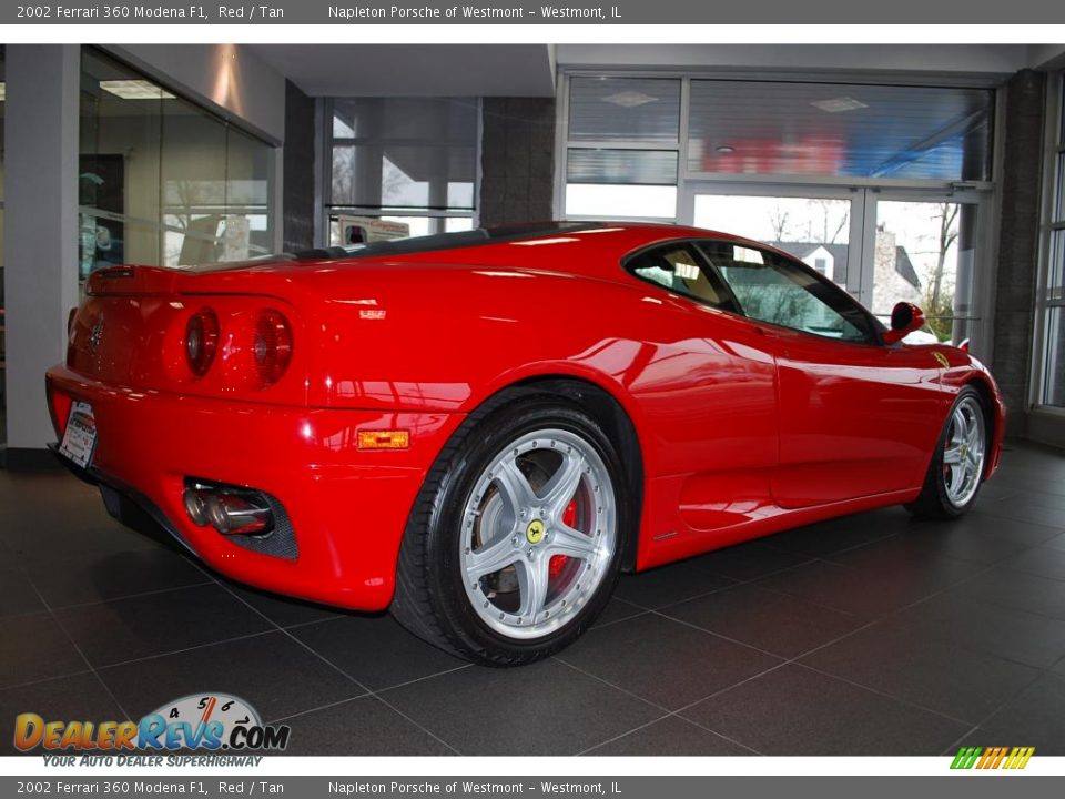 2002 Ferrari 360 Modena F1 Red / Tan Photo #6