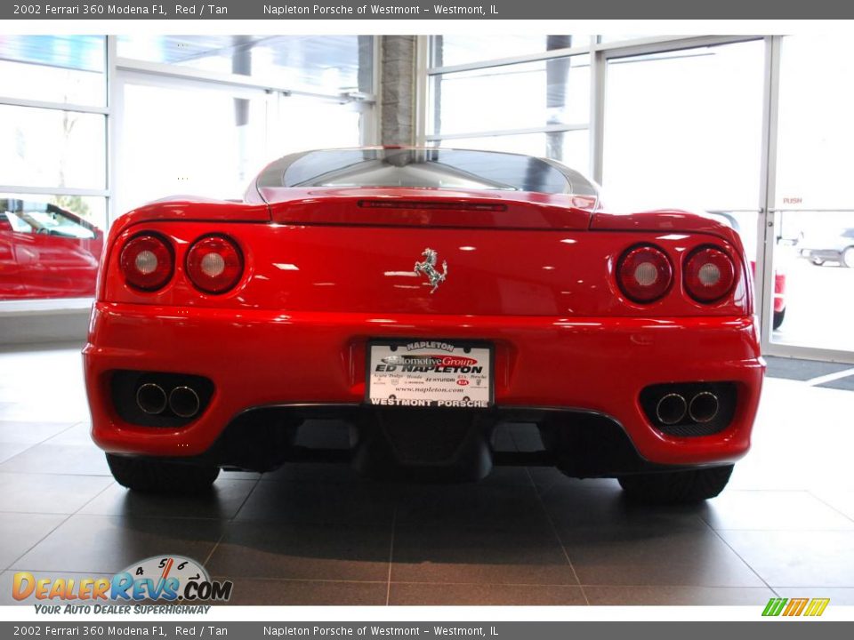 2002 Ferrari 360 Modena F1 Red / Tan Photo #7