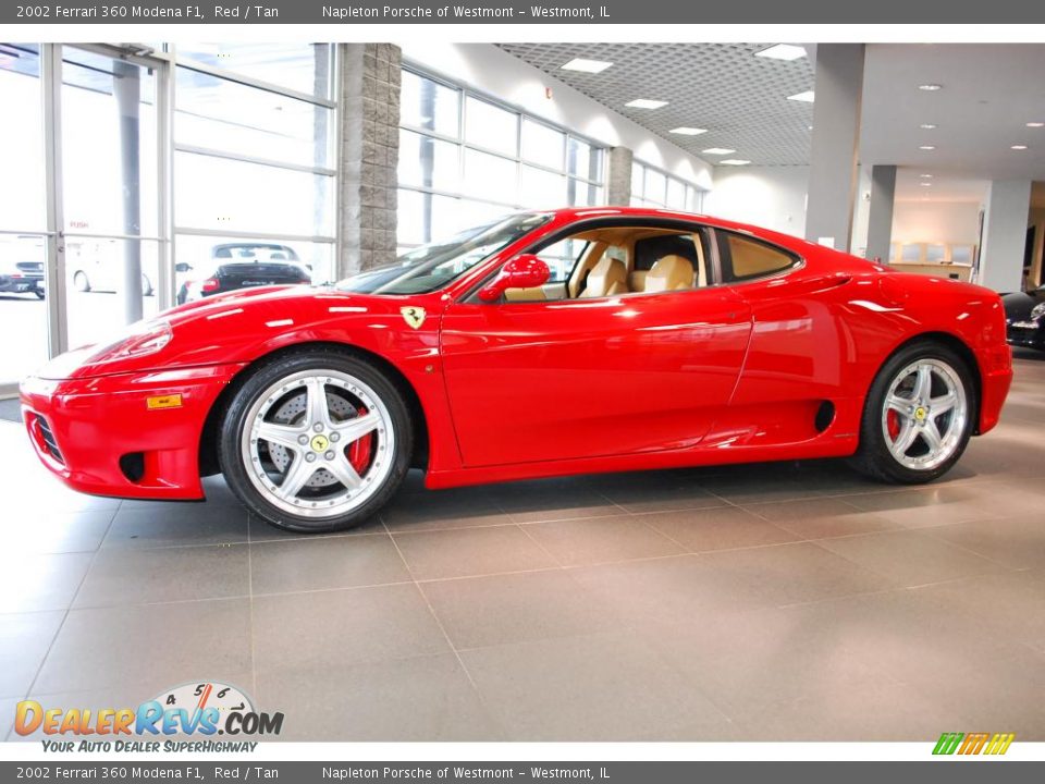 2002 Ferrari 360 Modena F1 Red / Tan Photo #8