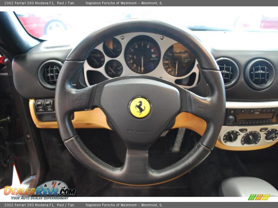 2002 Ferrari 360 Modena F1 Red / Tan Photo #13