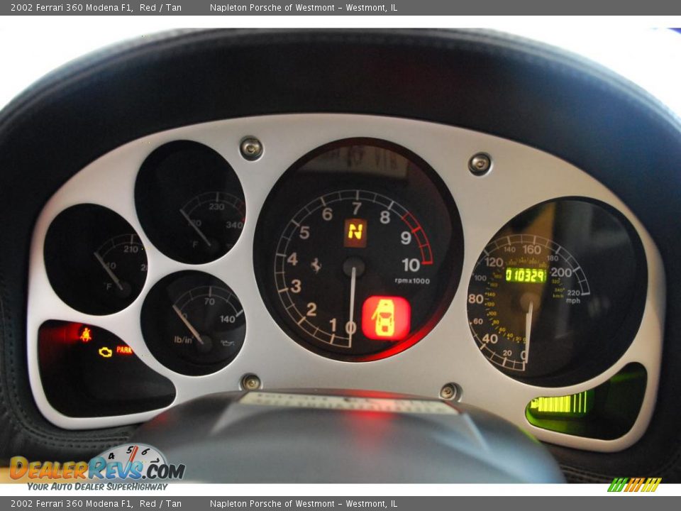 2002 Ferrari 360 Modena F1 Red / Tan Photo #14