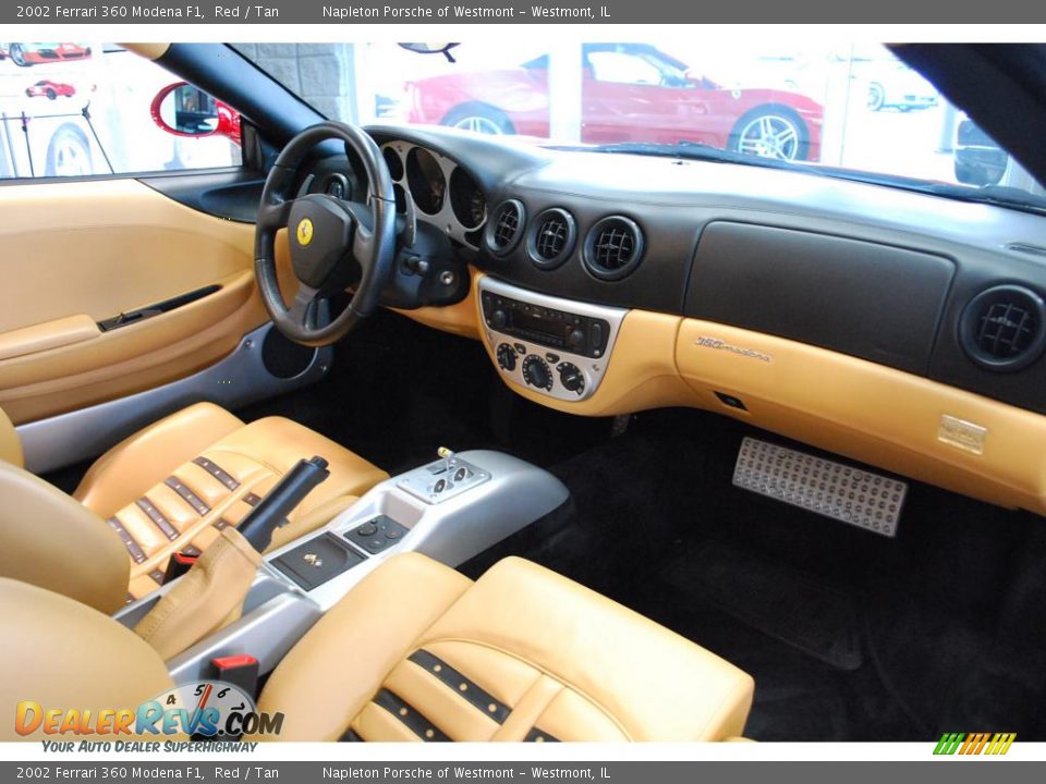 2002 Ferrari 360 Modena F1 Red / Tan Photo #19