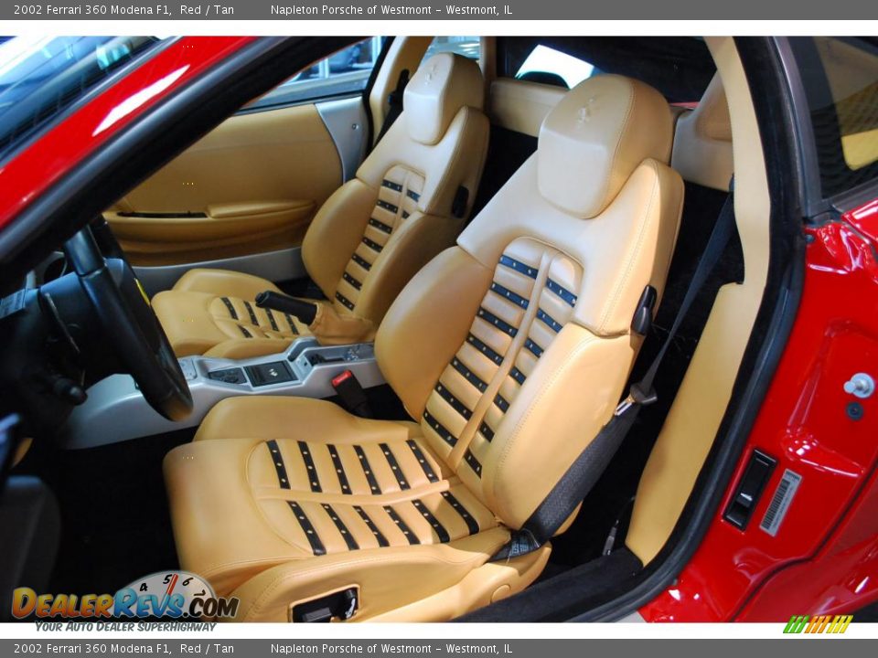 2002 Ferrari 360 Modena F1 Red / Tan Photo #20