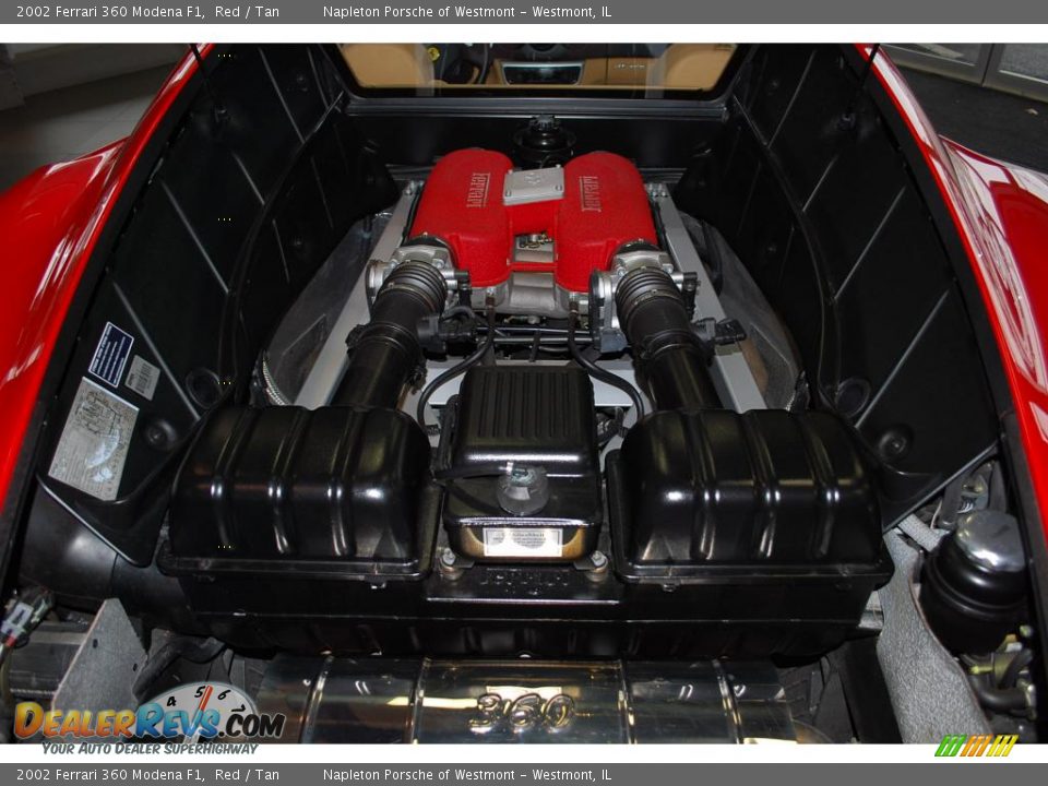 2002 Ferrari 360 Modena F1 Red / Tan Photo #24