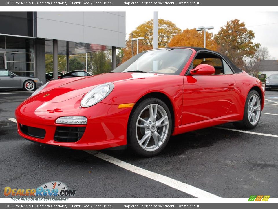 2010 Porsche 911 Carrera Cabriolet Guards Red / Sand Beige Photo #1