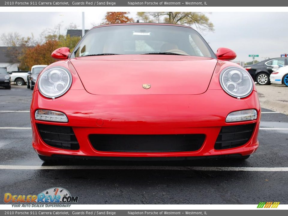 2010 Porsche 911 Carrera Cabriolet Guards Red / Sand Beige Photo #2